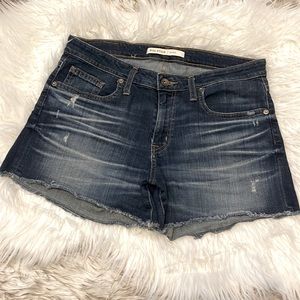 Big Star Maddie frayed jean shorts - Sz 29
